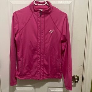 Footjoy Jacket Women’s Small Pink Golf Full Zip Long Sleeve Athleisure Stretch